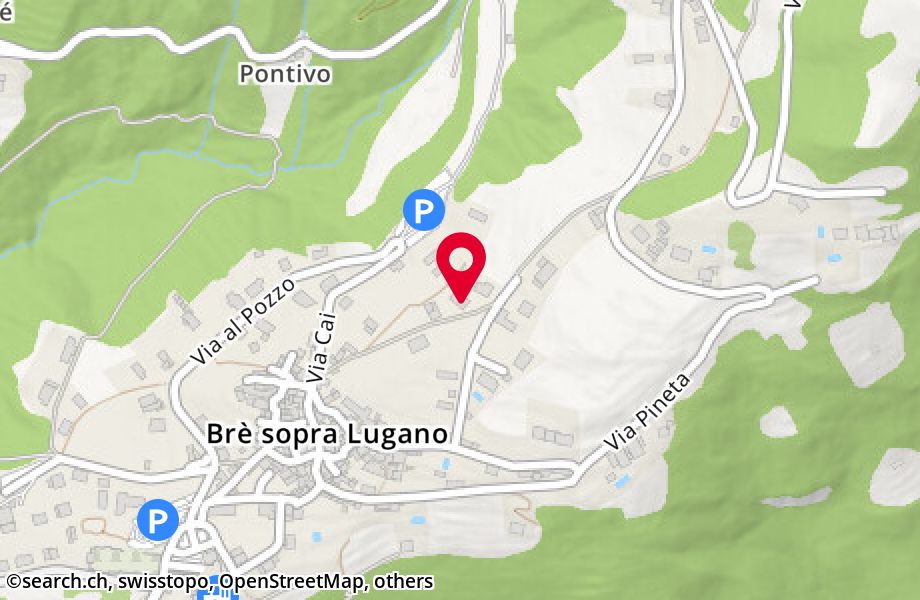 Sentiero Alpe Bolla 15, 6979 Brè sopra Lugano
